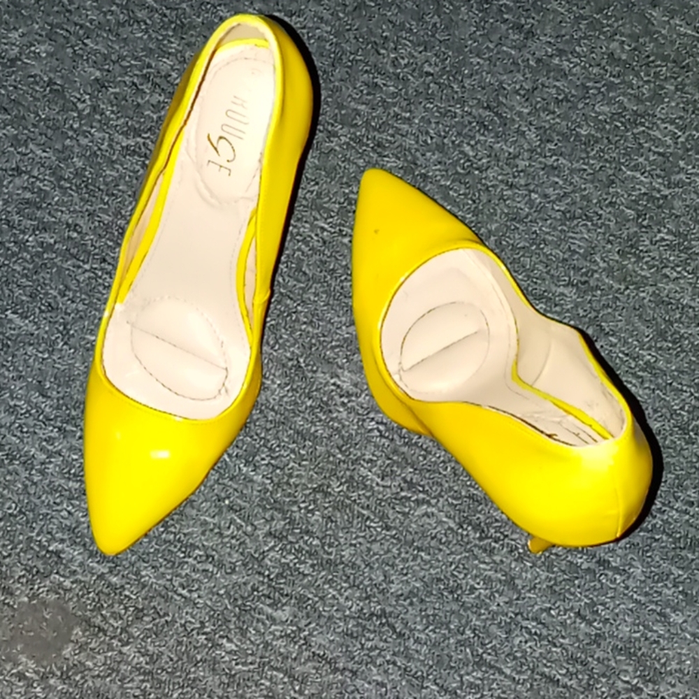 Yellow heels